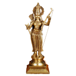 Brass Superfine Lord Rama Statue | 27" x 13" x 9" (68.6 x 33 x 22.9 cm) | 16 kg Premium Temple Grade Art | Magnificent Divine Murti | Sacred Collection